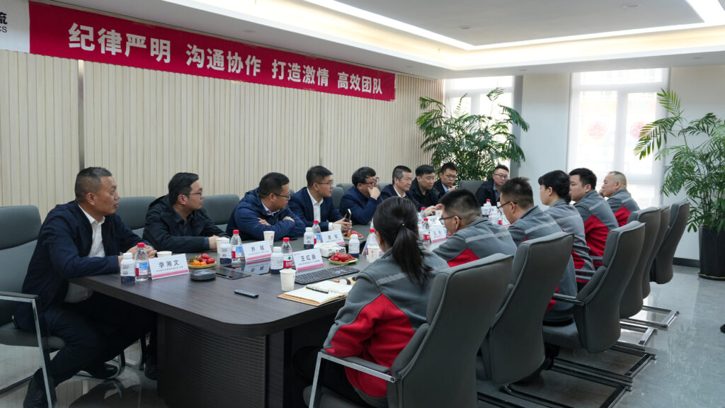 吉利商用车集团莅临永利总站物流进行交流